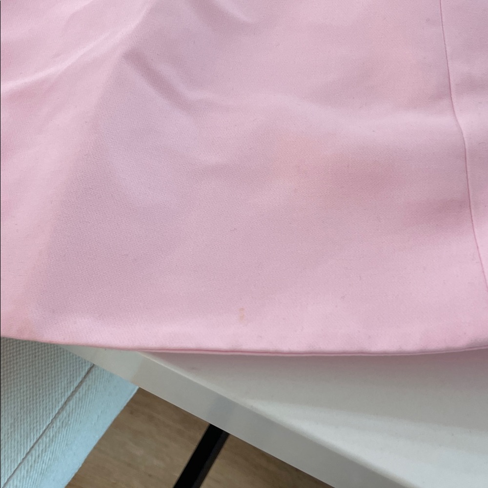 Pink Strapless Cutout Flower Front Mini Dress | L - Picture 12 of 17